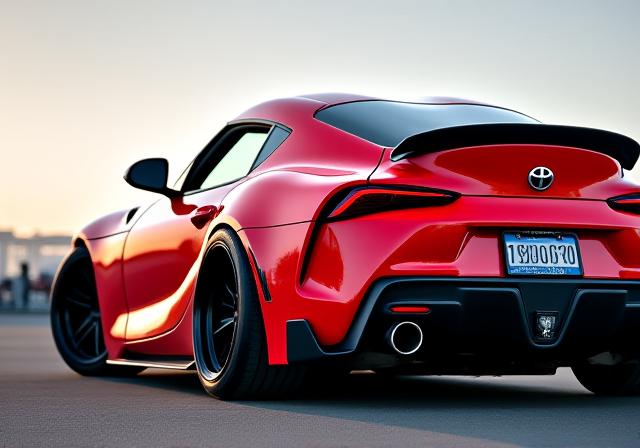 ワイドボディのA90 Supra